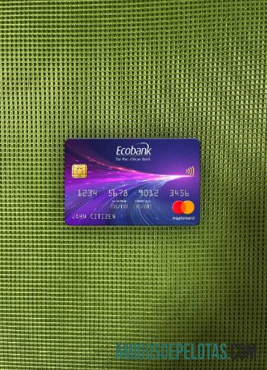 Frente Photolook do Ecobank Mastercard do Sudão do Sul baixar para verificação